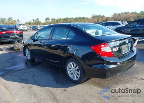 2012 Honda Civic Ex из США, поврежденный, VIN 19XFB2F8XCE038358